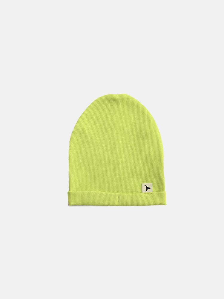 Booso viensluoksnė kepurė RIBBING BEANIE neon yellow