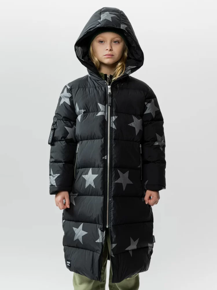 Nununu pūkinis paltas MEGA STAR DOWN COAT