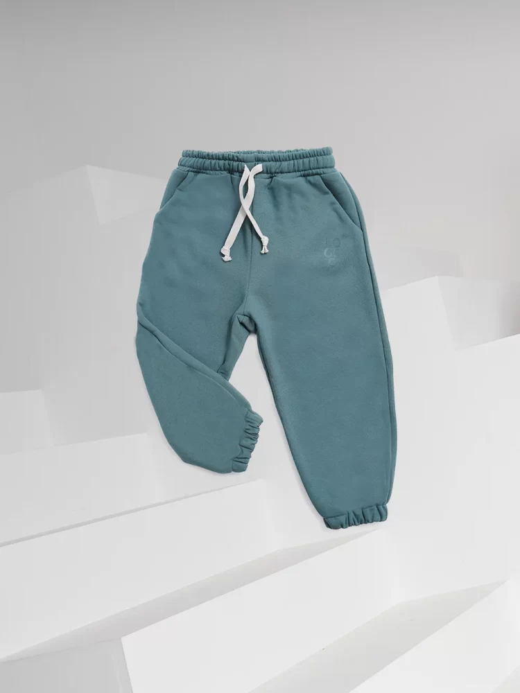 Booso kelnės (su pūkeliu viduje) WARM PANTS WIDE green