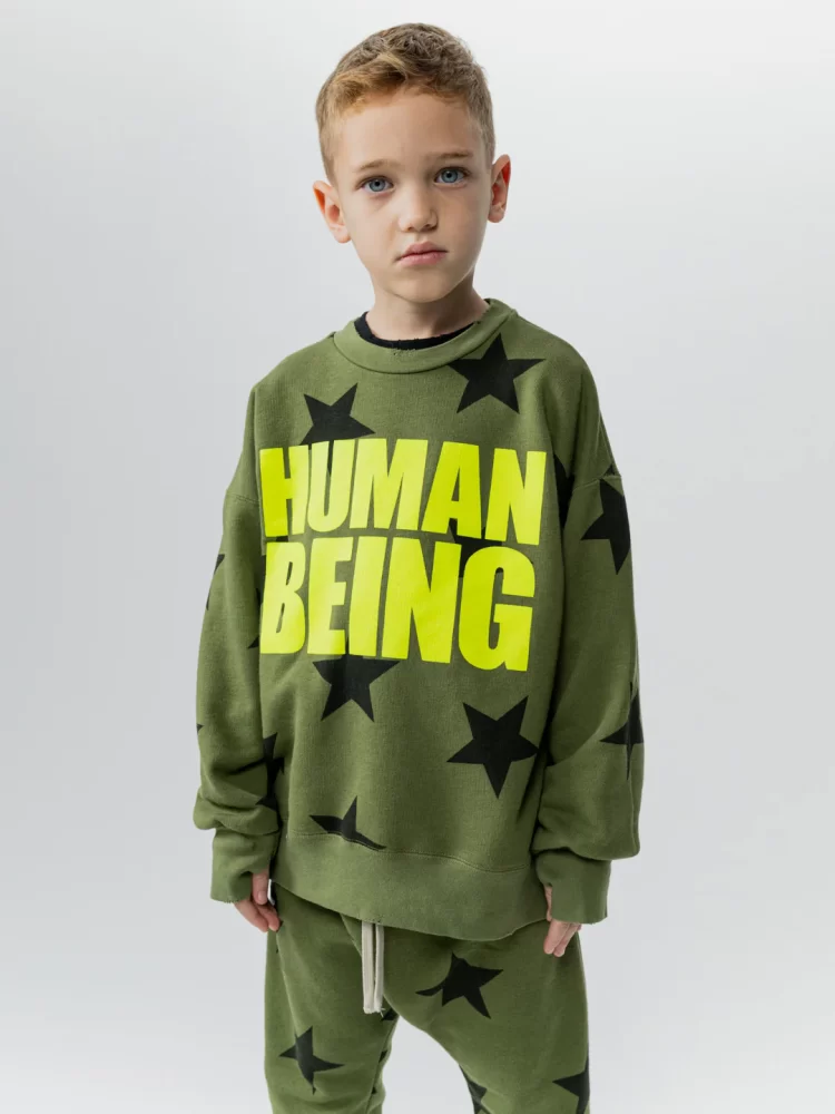 Nununu džemperis ONLY HUMAN olive