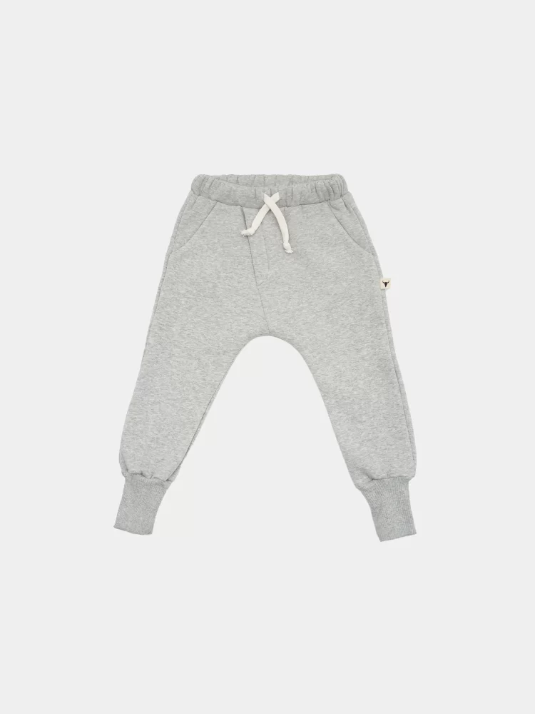 Booso pašiltintos kelnės CLASSIC WARM PANTS gray marl