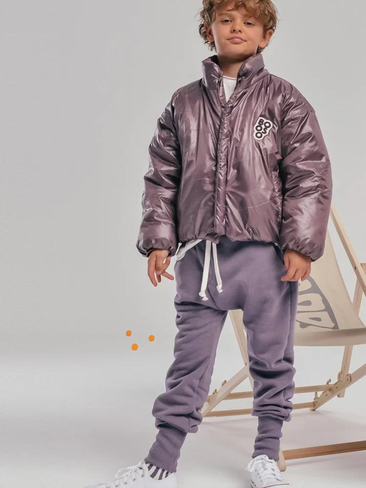 Booso pašiltintos kelnės CLASSIC WARM PANTS plum