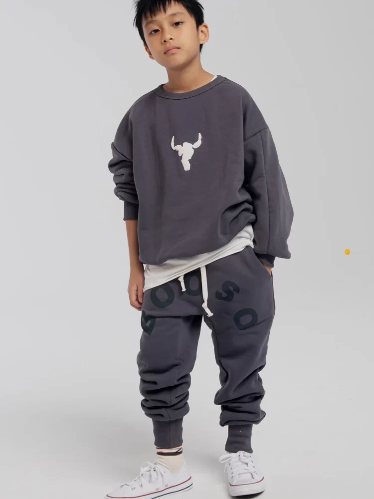 Booso džemperis SIMPLE WARM SWEATSHIRT graphite