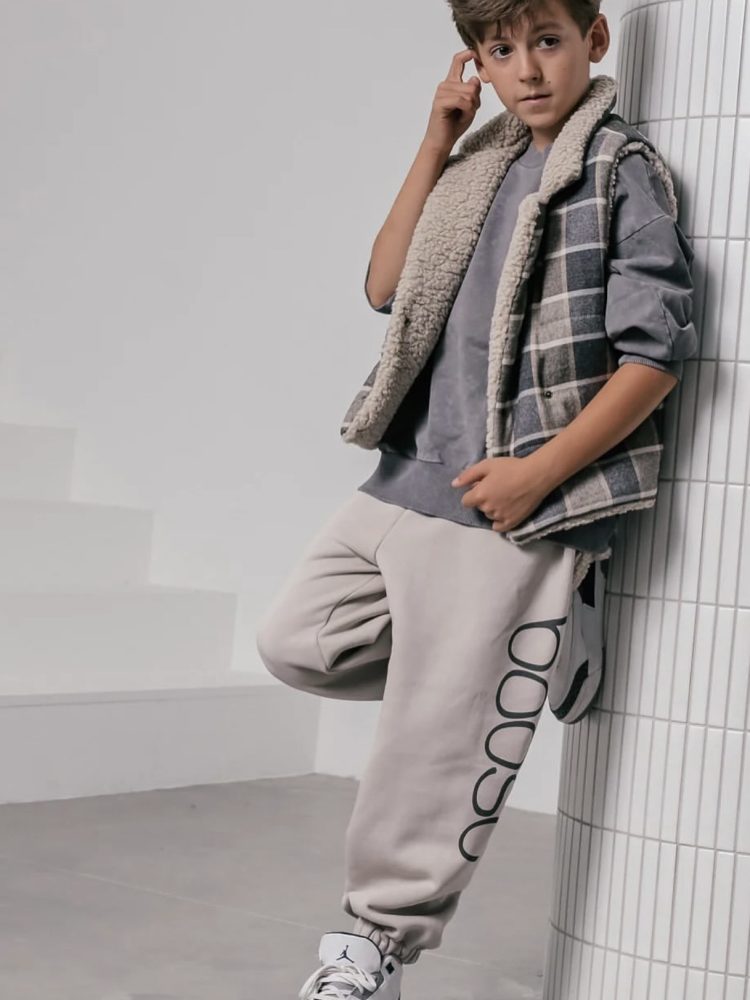Booso kelnės su pūkeliu viduje TAUPE PANTS TEDDY taupe