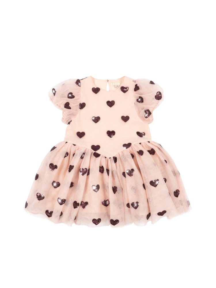 Konges Slojd suknelė HEARTLILY DRESS - AMOUR PLUM