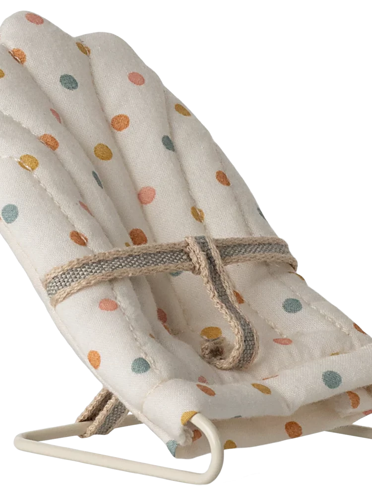Maileg peliukų gultukas Babysitter, My - Multi dots