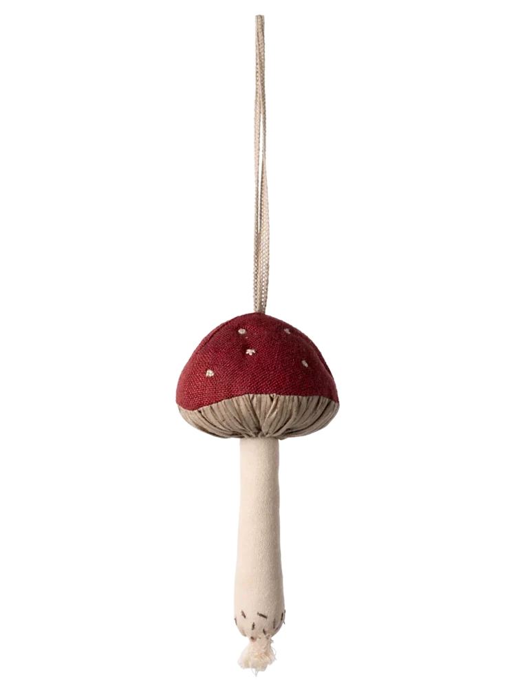 Maileg dekoracija Fabric ornament, Mushroom - Red