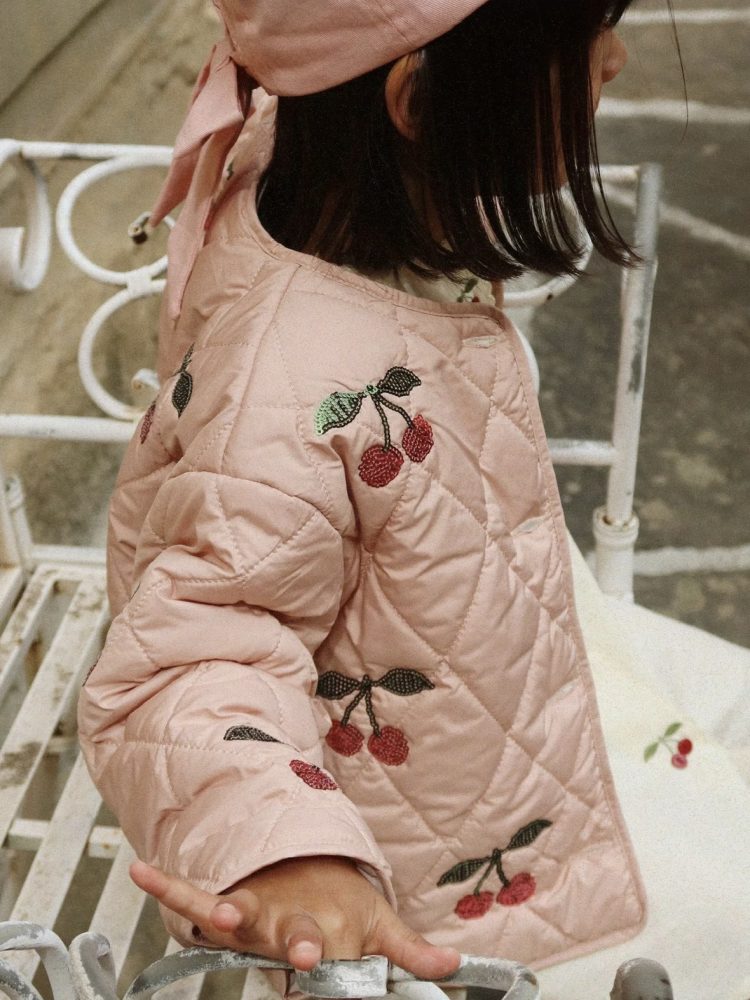 Konges slojd striukė flora sequin jacket ma grande cerise