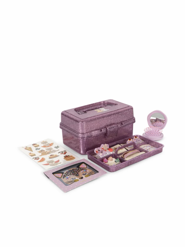 Konges Slojd glam me up suitcase amour pink