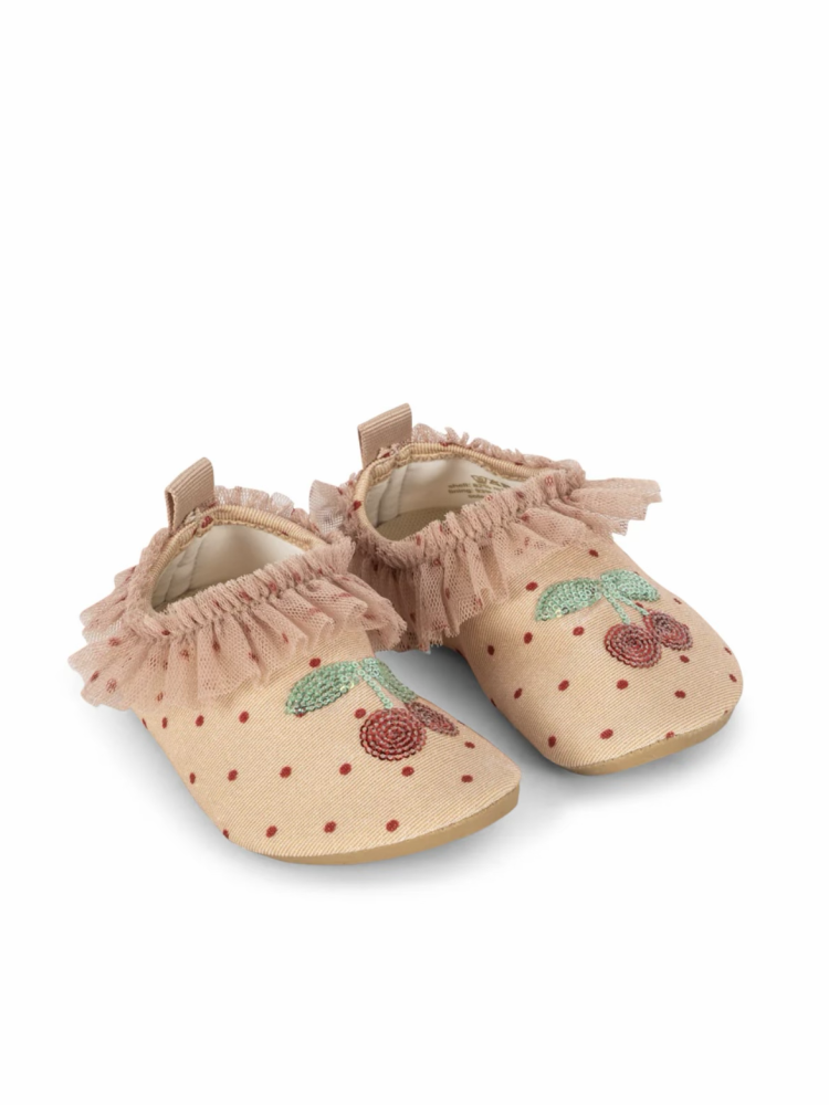 Konges Slojd maudymosi batai amandine frill swim shoes emboldened dot