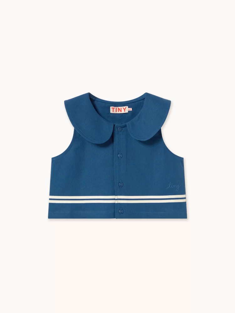 Tiny cottons STRIPES CROPPED SHIRT