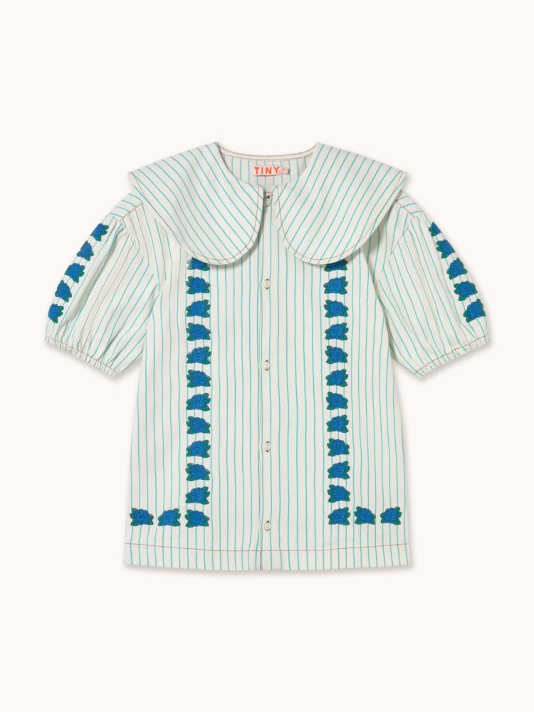 Tiny cottons MINI BLUE FLOWERS DRESS