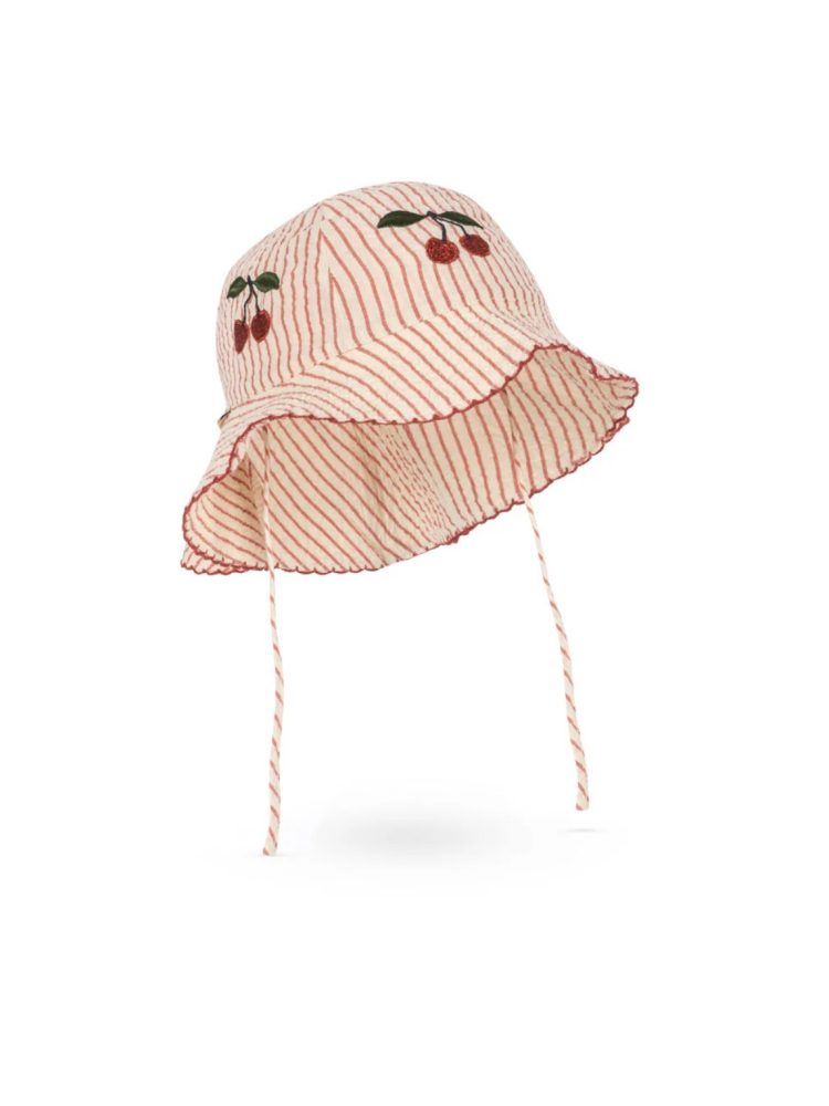 Konges Slojd kepurė ellie sun hat amour stripe