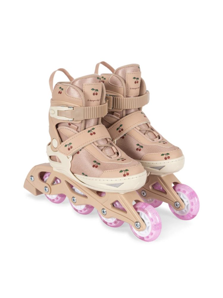 Konges Slojd riedučiai light up roller skates cherry blush