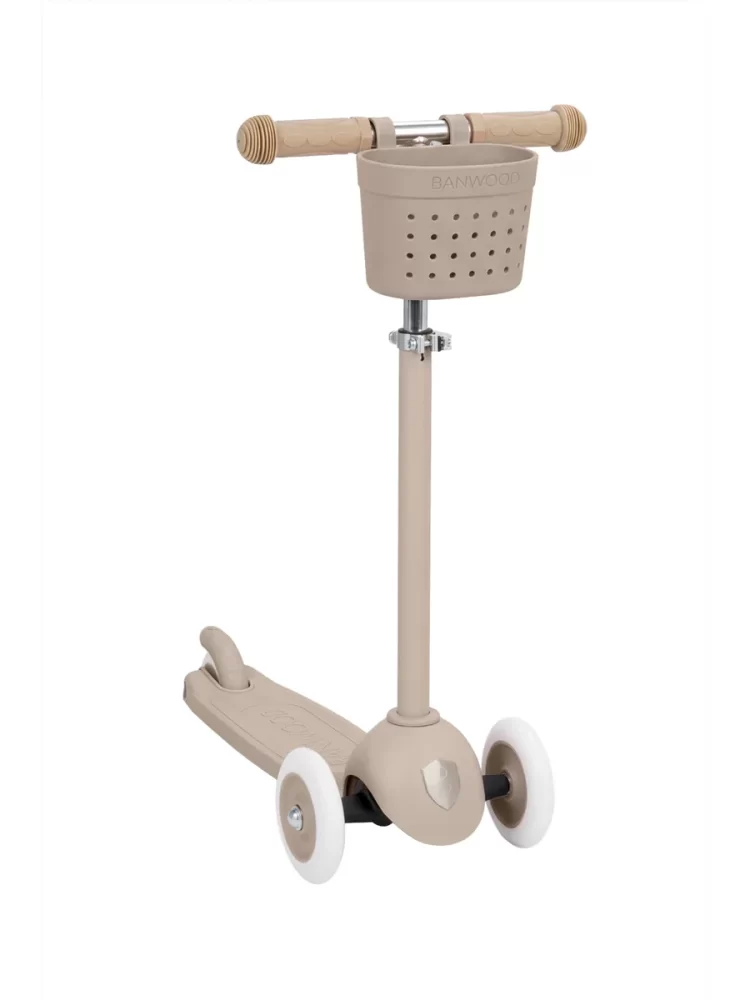 Banwood paspirtukas 3/6 metu vaikams ECO SCOOTER - SAND+ krepšelis