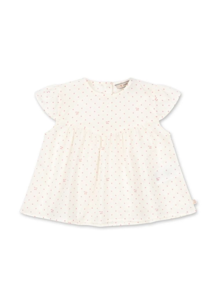Konges slojd marškinėliai pacey top cherry dot