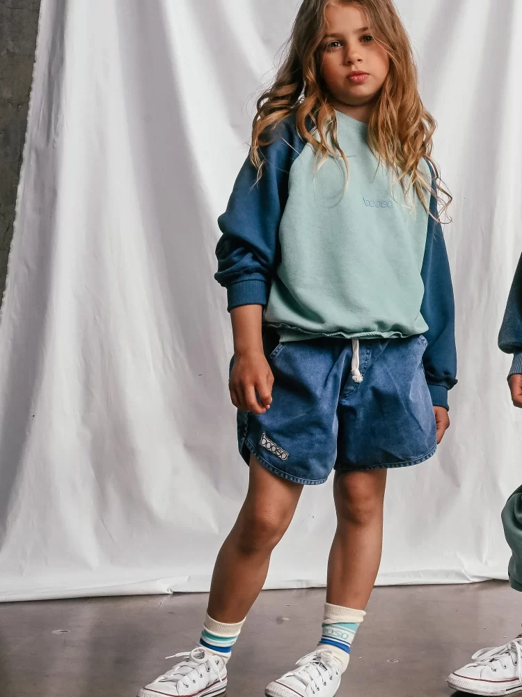 Booso šortai SAND SHORTS navy vintage