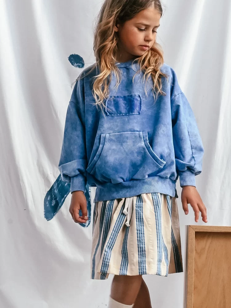 Booso džemperis  SIMPLE BLUE SWEATSHIRT