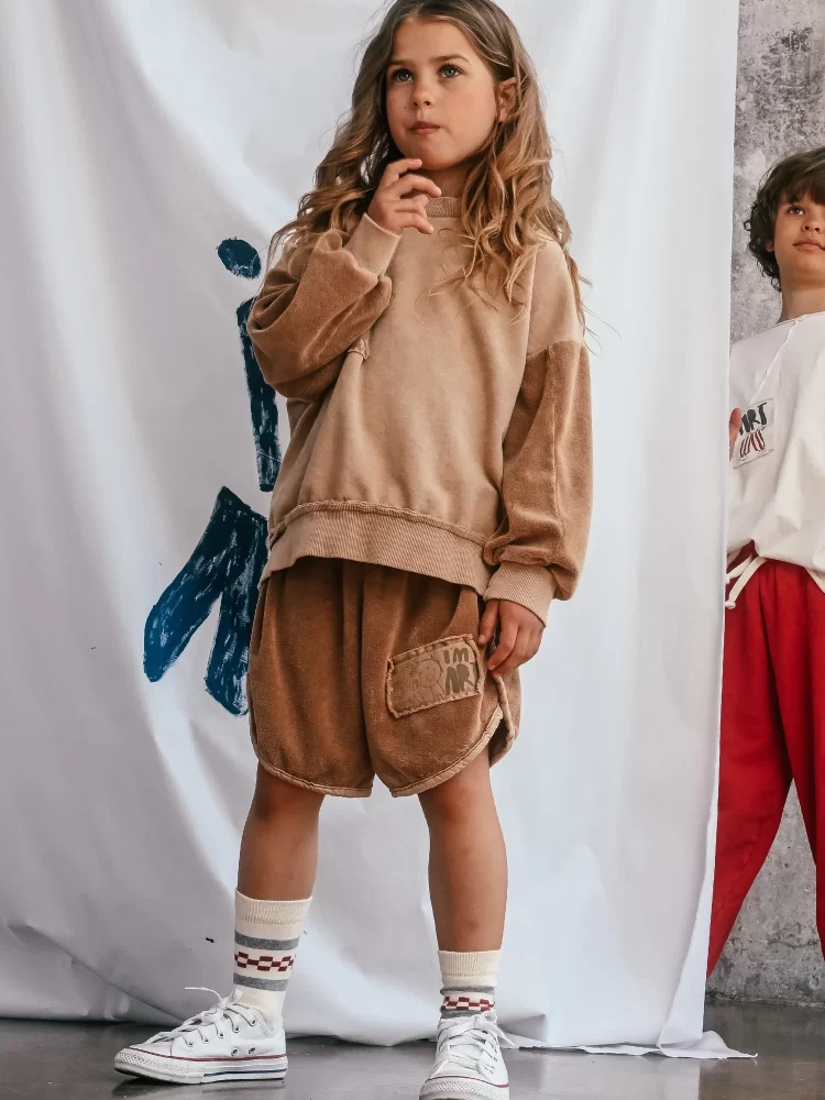 Booso šortai TERRY BEIGE