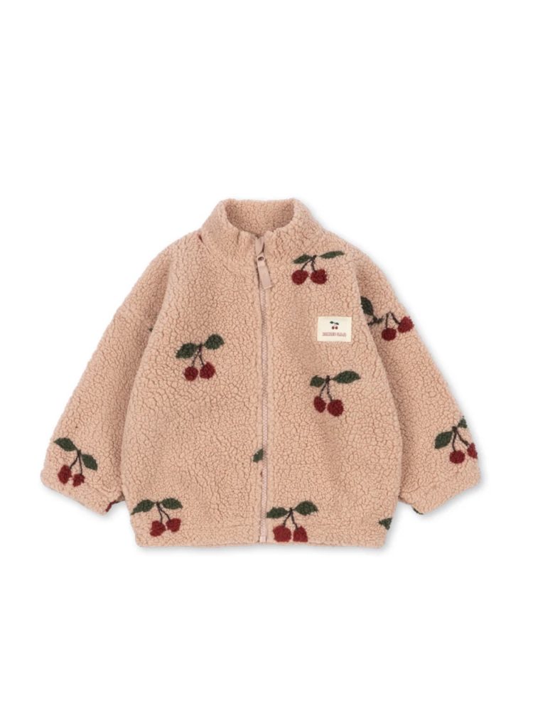 Konges Slojd jody teddy švarkelis ma grande cerise blush