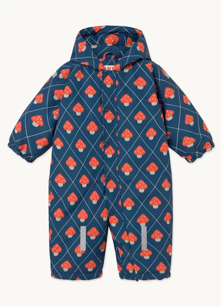 Tiny cittons kombinezonas Mushrooms Snow One-Piece Light Navy