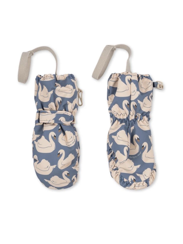 Konges Slojd sniego pirštinės nohr snow mittens swan small