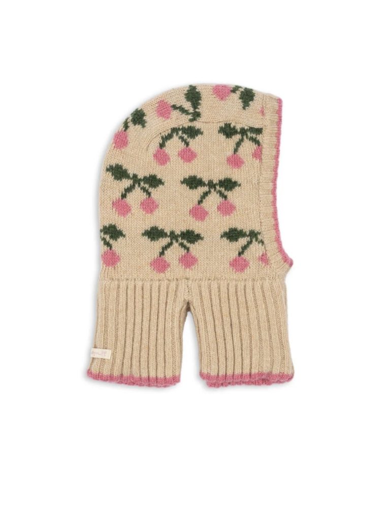 Konges Slojd šalmas belou balaclava cherry