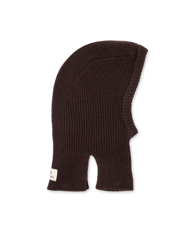 Konges Slojd šalmas basil balaclava decadent chocolate