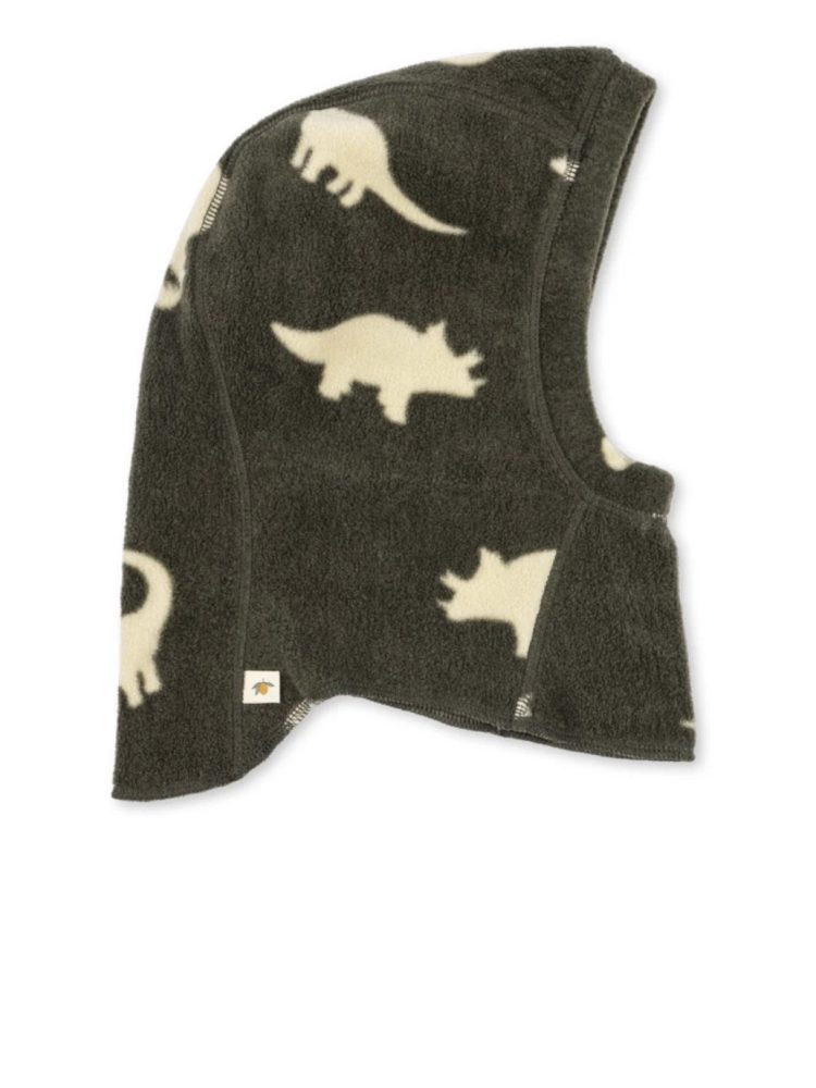 Konges Slojd šalmukas tavi fleece balaclava dino silhouette