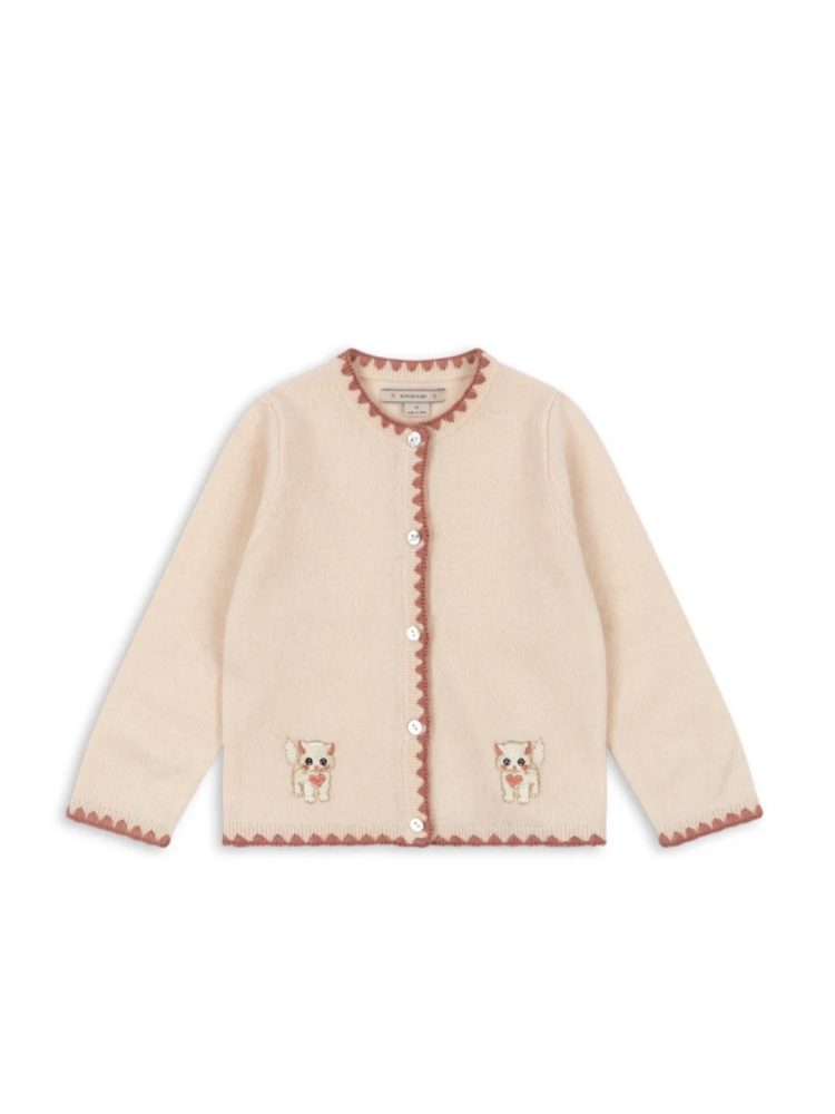 Konges Slojd vilnos megztinis collette cardigan rosey