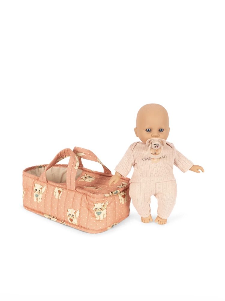 Konges Slojd lėlė cattie baby doll with lift ciao miao rose