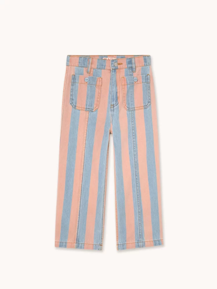 Tiny cottons džinsai PINK STRIPES DENIM